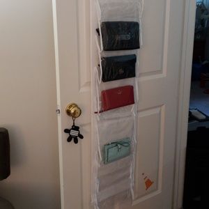 18 slot hanging purse organizer